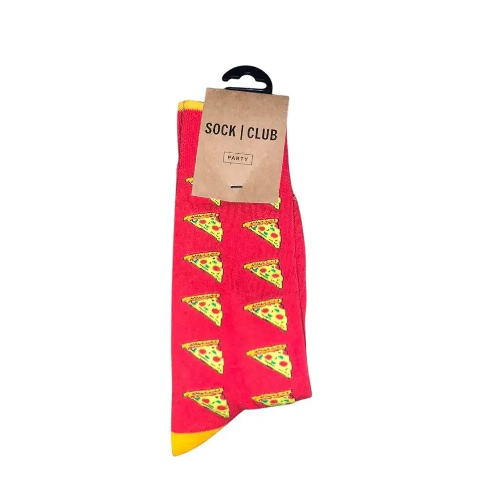 New Sock Club Red The Pizza Time Sox